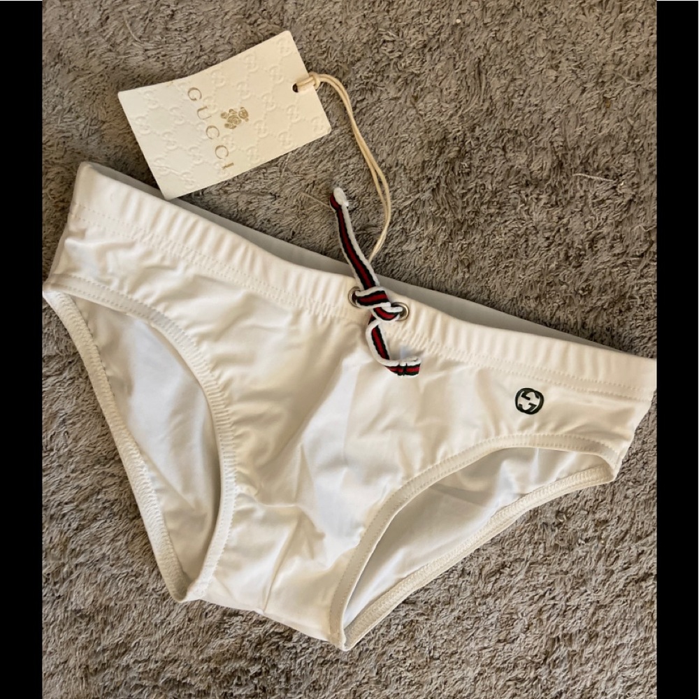 Gucci Authentic NWT Swim trunks for boys size 6